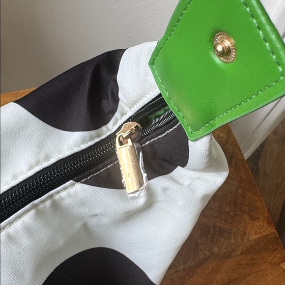 KATE SPADE  NWOT Black and White Giant Polka Dot bag - Picture 6 of 11